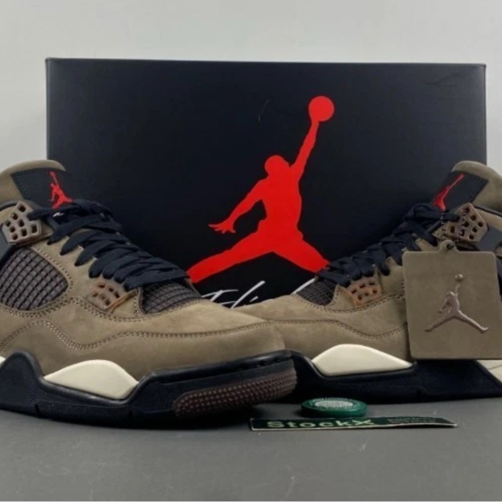RARE🔥🔥🔥.     J4 collab T. Scott brown suede Cactus Jacks.  RARE & OG BOX